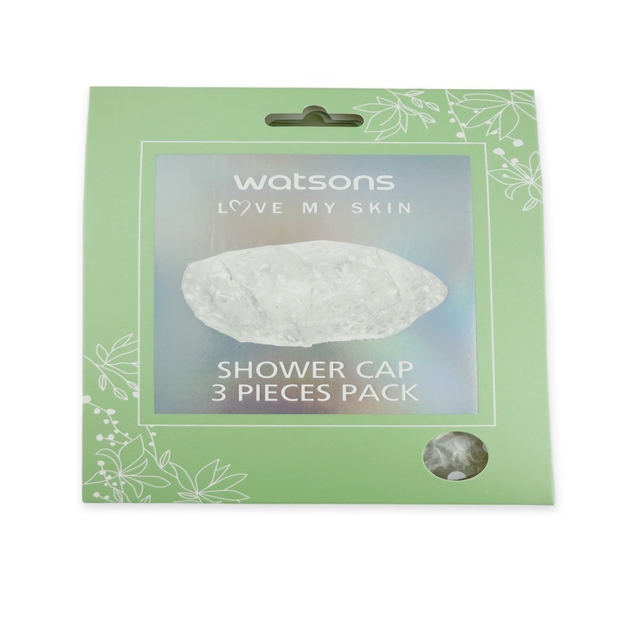 Shower Cap 3 Pieces Pack 3s
