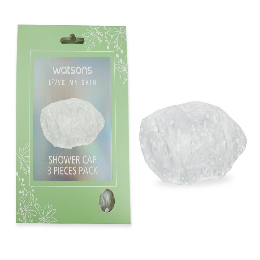 Shower Cap 3 Pieces Pack 3s