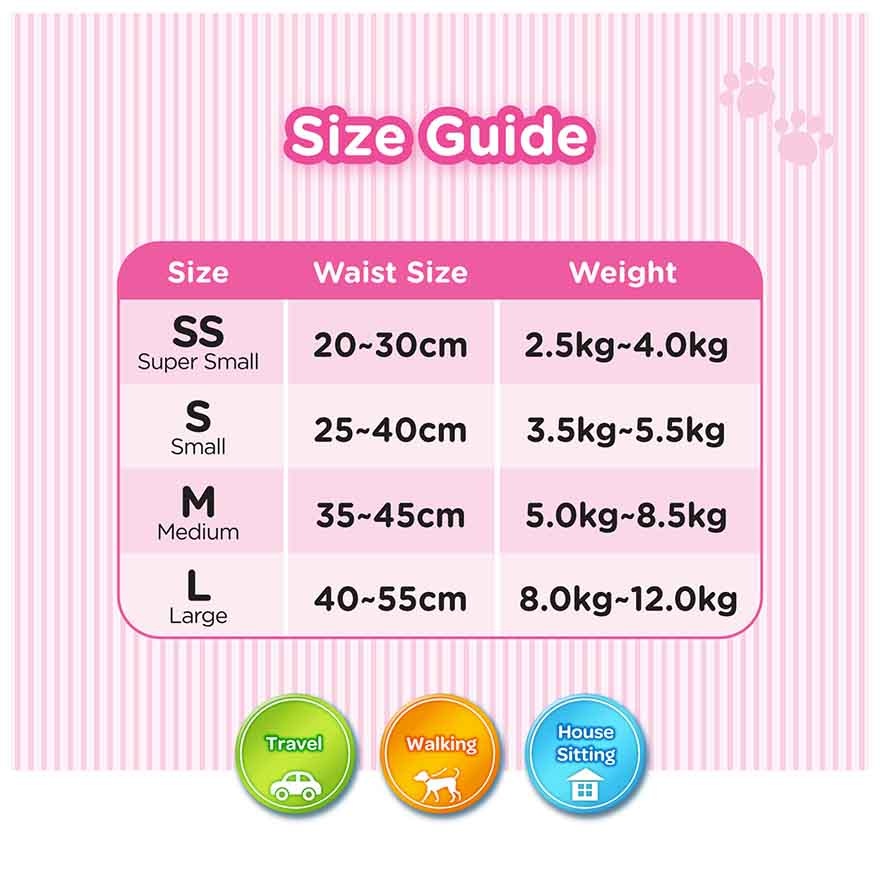 Manner Wear Dog Diaper Female L32 image