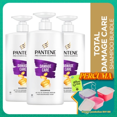 PANTENE - Total Damage Care Shampoo 680ml x3