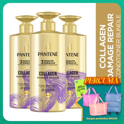PANTENE 3MM Collagen Repair Conditioner 480ml X3