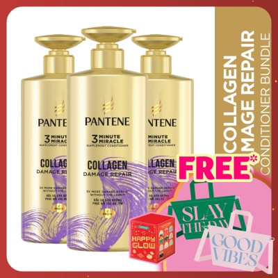 PANTENE 3MM Collagen Repair Conditioner 480ml X3