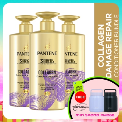 PANTENE - 3MM Collagen Repair Conditioner 480ml X3