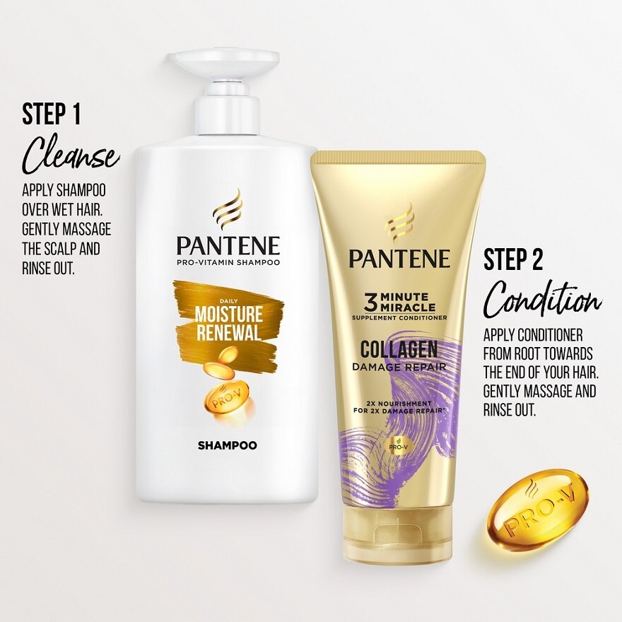 Daily Moisture Renewal Shampoo 680ml X3