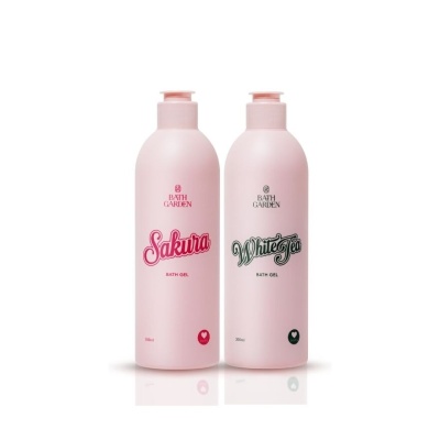 BATH GARDEN - Sakura & White Tea Duo Bundle Pack image