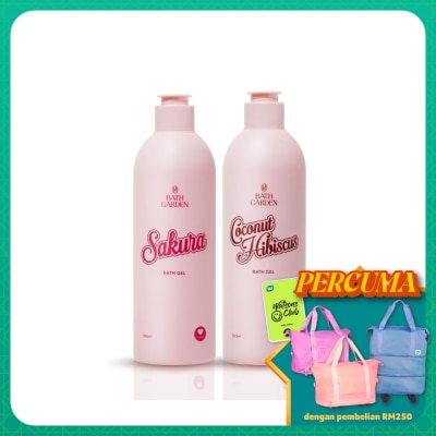 BATH GARDEN Sakura & Coconut Duo Bundle Pack