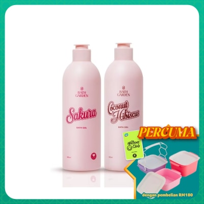BATH GARDEN - Sakura & Coconut Duo Bundle Pack