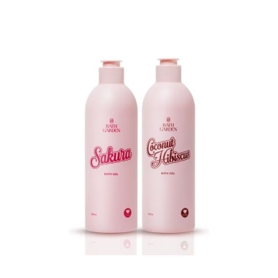BATH GARDEN Sakura & Coconut Duo Bundle Pack