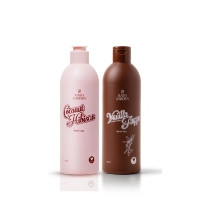 BATH GARDEN Coconut & Vanilla Duo Bundle Pack