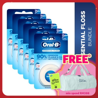 ORAL-B Essential Waxed Dental Floss 50mX6