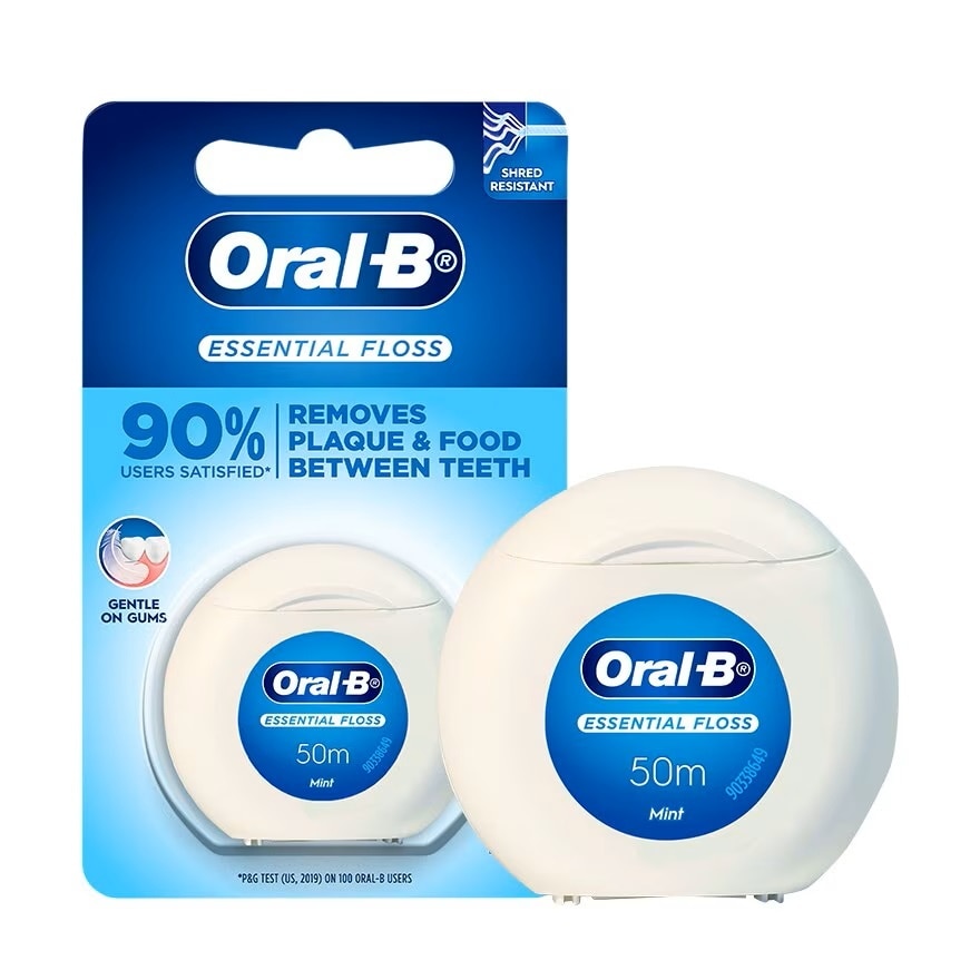 Essential Waxed Dental Floss 50mX6