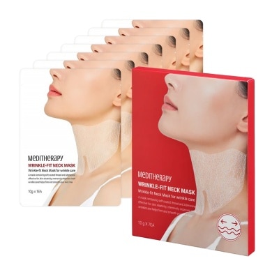 MEDITHERAPY - Wrinkle-Fit Neck Mask 7s
