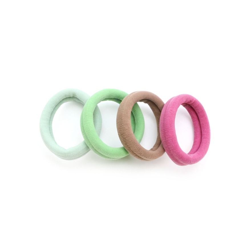 Fabric Think Hair Tie Set 4s