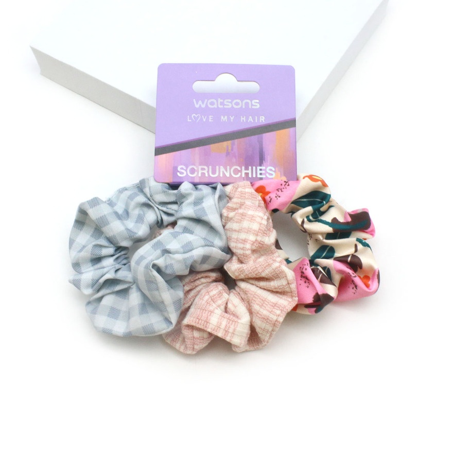 Vintage Pattern Scrunchie 3s