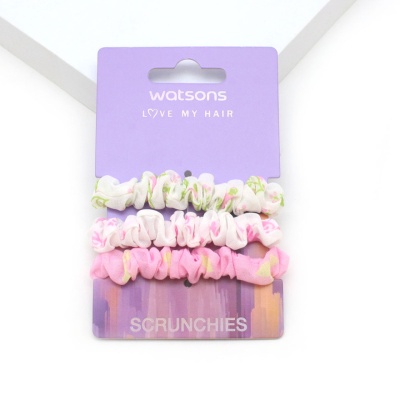 WATSONS - Pink Ruffle Scrunchies 3s