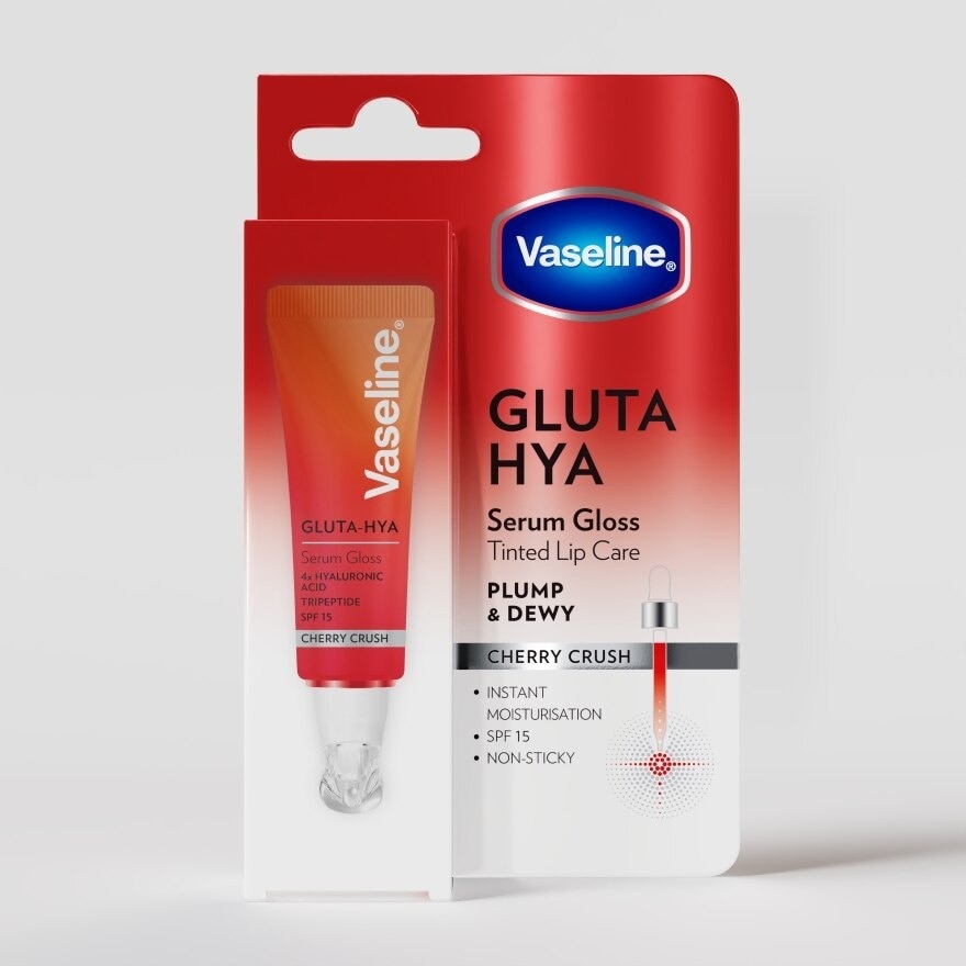 Gluta Hya Serum Gloss Tinted Lip Care Cherry 10ml