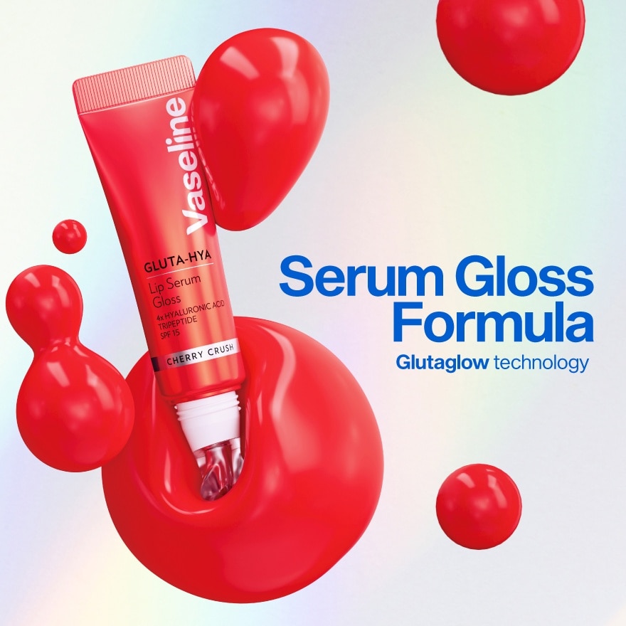 Gluta Hya Serum Gloss Tinted Lip Care Cherry 10ml