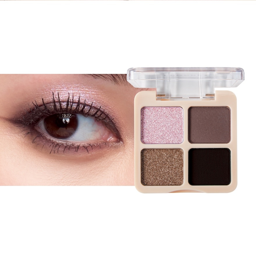 I-Pocket Shadow Quad 02 Smokey Glaze