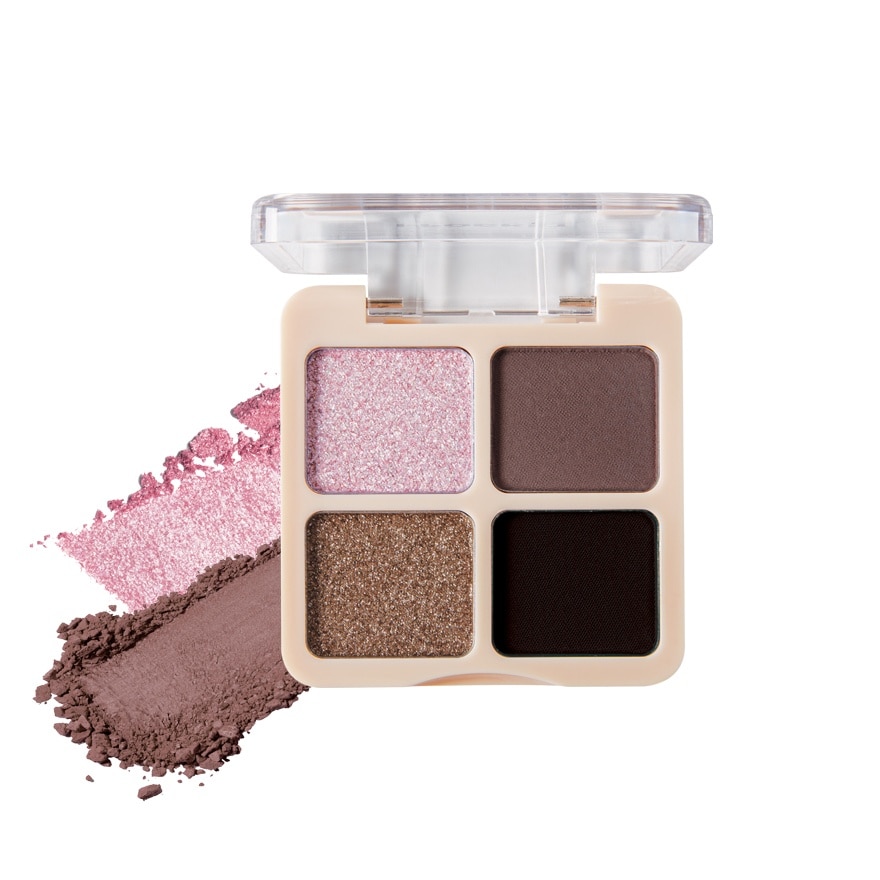 I-Pocket Shadow Quad 02 Smokey Glaze
