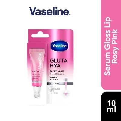 VASELINE - Gluta Hya Serum Gloss Tinted Lip Care Rosy Pink 10ml