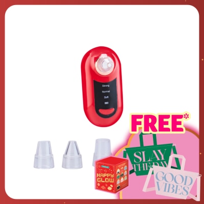 BLOSSOM BEAUTY USB Effective Pore Cleaner Blackhead Remover Red