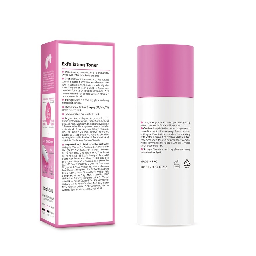 White-Tech Exfoliating Toner 100ml