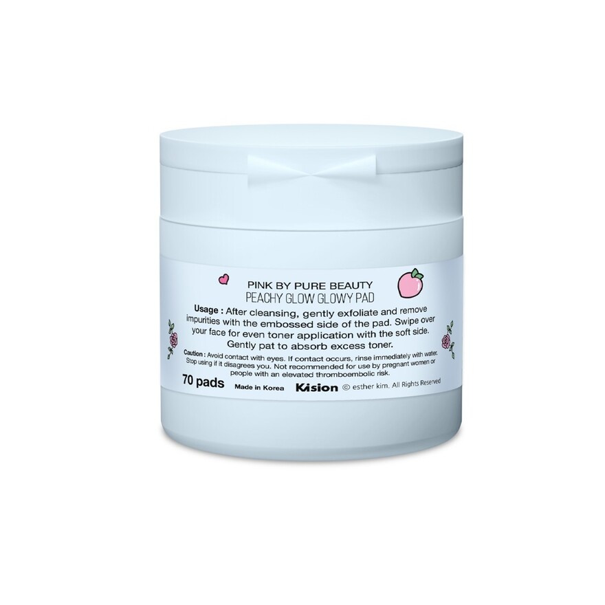 Peachy Glow X Esther Bunny Glow Cleansing Duo Foaming Cleanser + Glowy Pad