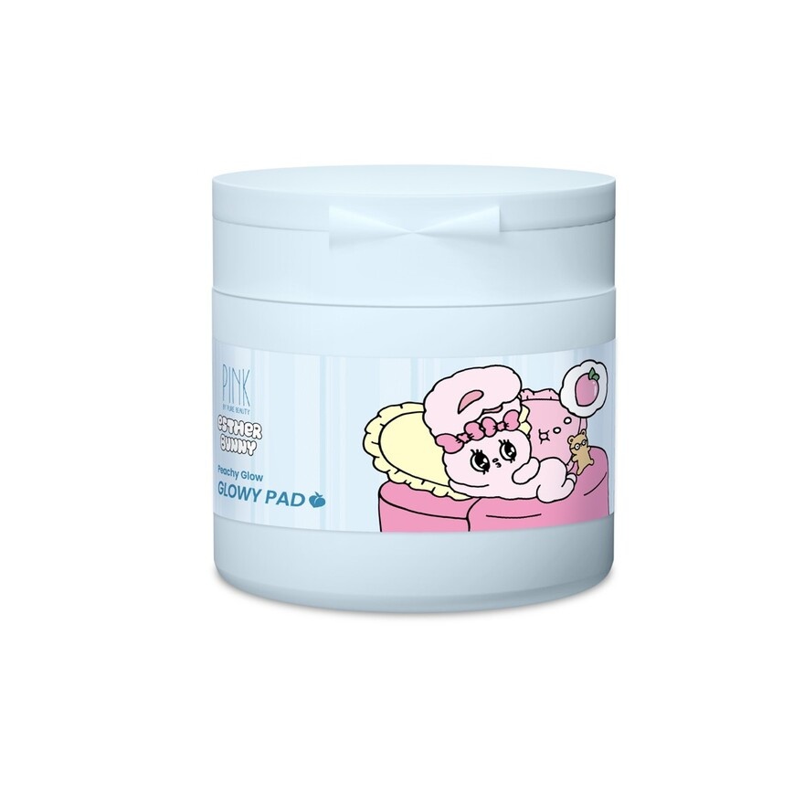Peachy Glow X Esther Bunny Glow Cleansing Duo Foaming Cleanser + Glowy Pad