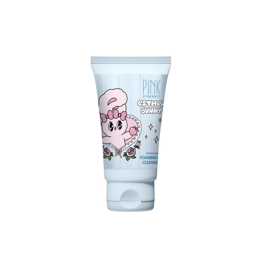 Peachy Glow X Esther Bunny Glow Cleansing Duo Foaming Cleanser + Glowy Pad