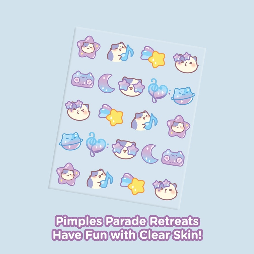 Bichi Mao Purple Day & Night Premium Hydrocolloid Acne Patch 22s