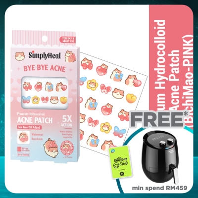 SIMPLYHEAL Bichi Mao Pink Day & Night Premium Hydrocolloid Acne Patch 22s