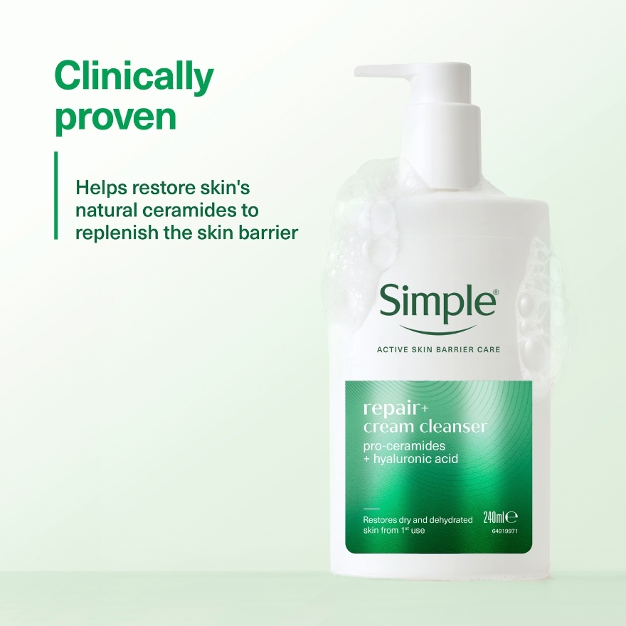 Active Skin Barrier Care Repair+ Cream Cleanser 240ml image