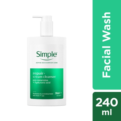 SIMPLE - Active Skin Barrier Care Repair+ Cream Cleanser 240ml image