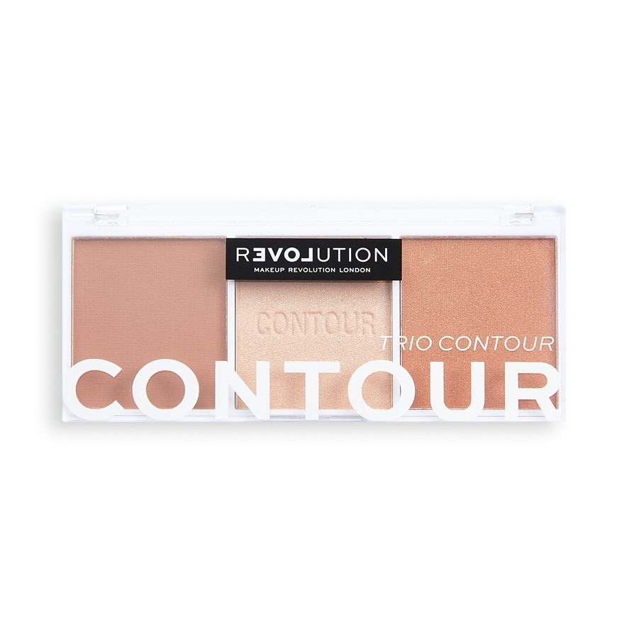 Relove Colour Play Contour Trio Palette Baked Sugar