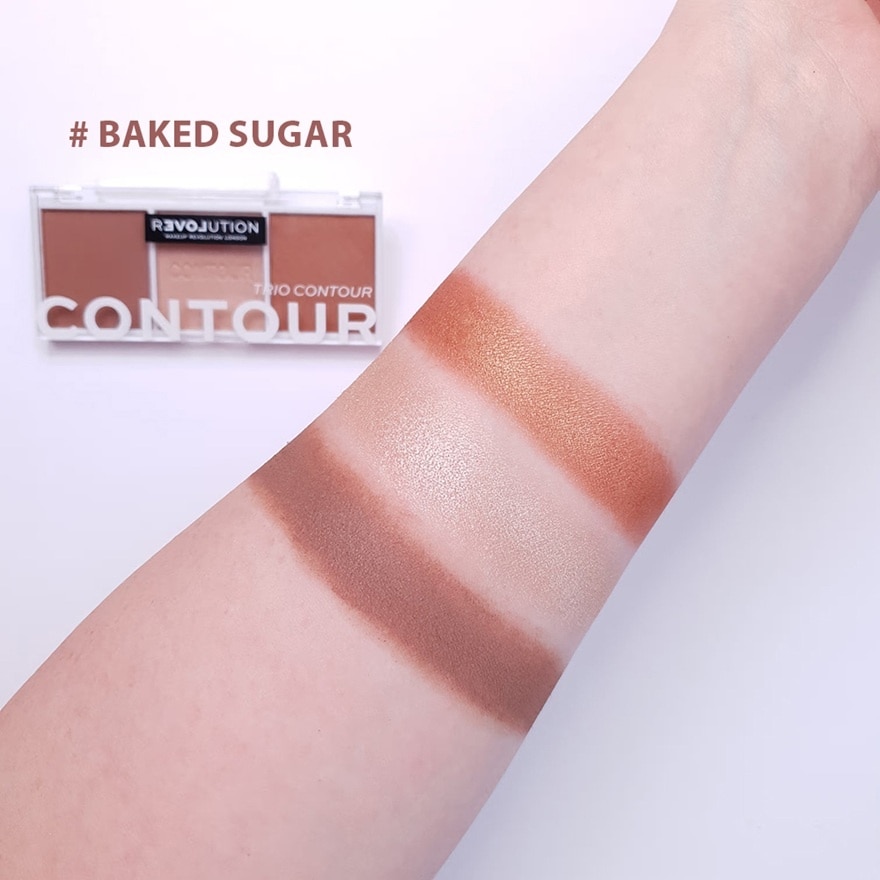 Relove Colour Play Contour Trio Palette Baked Sugar