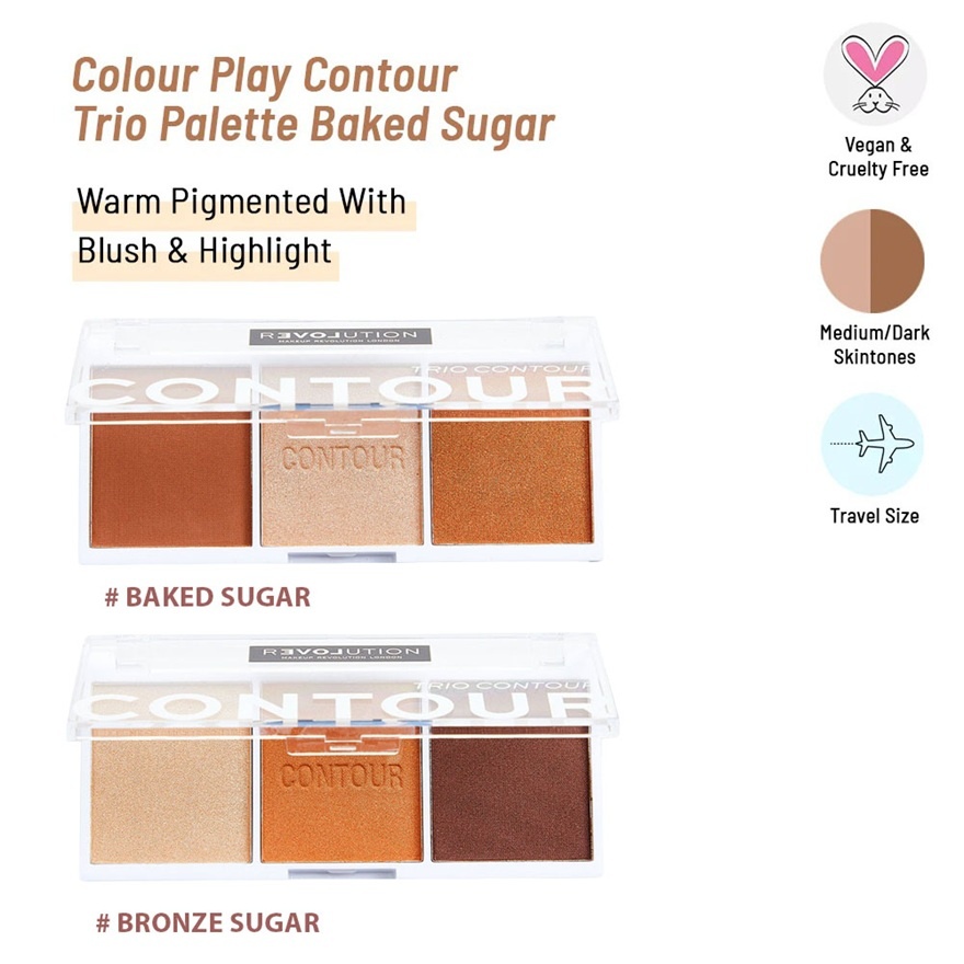 Relove Colour Play Contour Trio Palette Bronze Sugar image