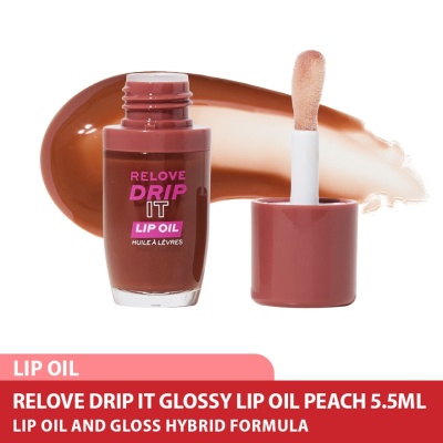 REVOLUTION - Relove Drip It Glossy Lip Oil Peach