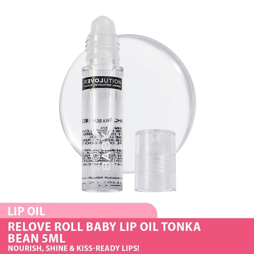 Relove Roll Baby Lip Oil Tonka Bean