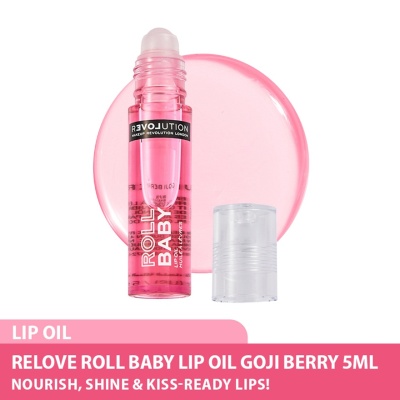 REVOLUTION - Relove Roll Baby Lip Oil Goji Berry