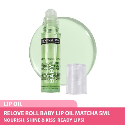 REVOLUTION - Relove Roll Baby Lip Oil Matcha