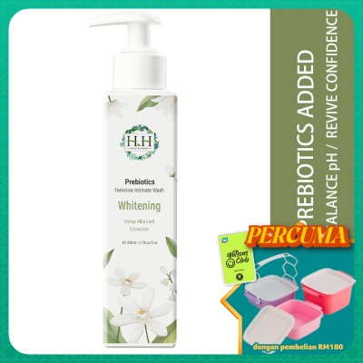 HERB & HEALTH - Prebiotic Feminine Intimate Wash Whitening Morus Alba Leaf Extraction (Whitening) 200ml