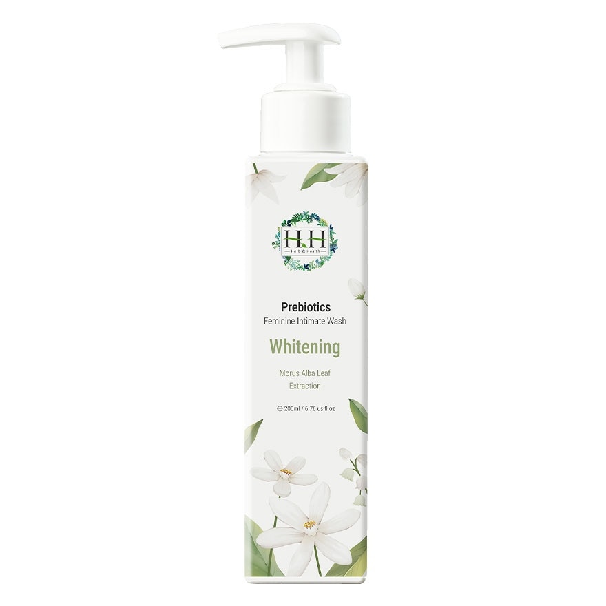 Prebiotic Feminine Intimate Wash Whitening Morus Alba Leaf Extraction (Whitening) 200ml