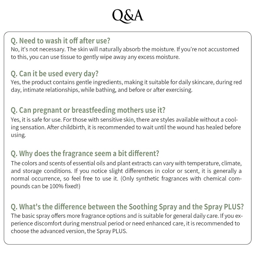 Female Intimate Soothing Spray Fresh Floral 50ml