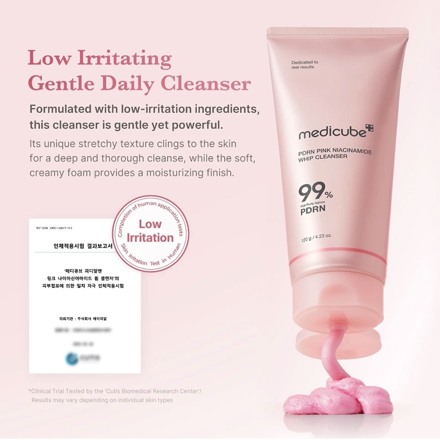 PDRN Pink Niacinamide Whip Cleanser 120g