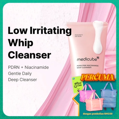 MEDICUBE PDRN Pink Niacinamide Whip Cleanser 120g