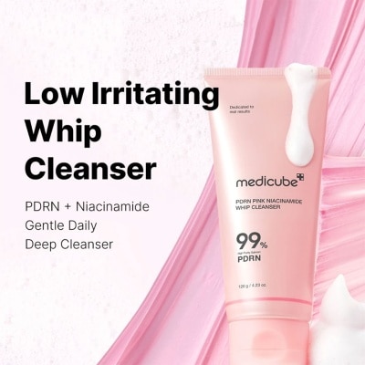 MEDICUBE - PDRN Pink Niacinamide Whip Cleanser 120g