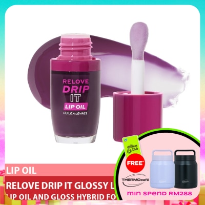 REVOLUTION - Relove Drip It Glossy Lip Oil Mauve