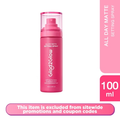 GLAD2GLOW - All Day Matte Setting Spray 100ml