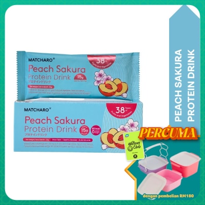 MATCHARO - Peach Sakura Protein Drink 2s (*Flash Deal)
