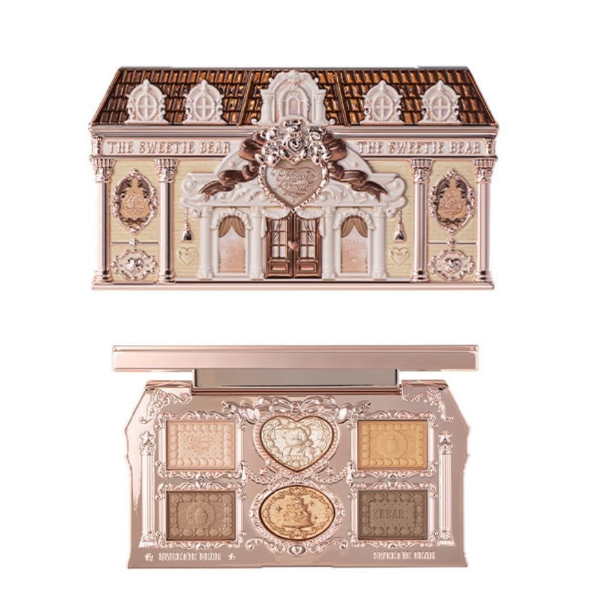 The Sweetie Bear Collection 6-Color Makeup Palette 01 Buttery Croissant